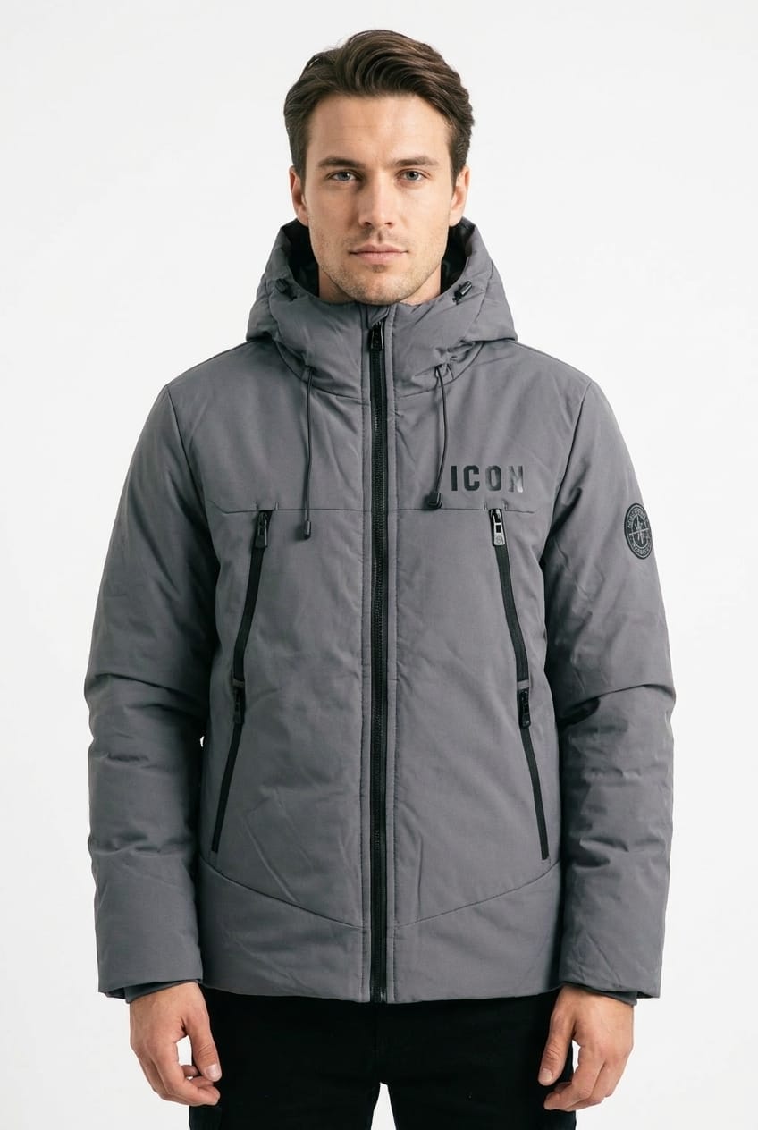 ICON Original Men MA2604-2 – Grijs – herenjas