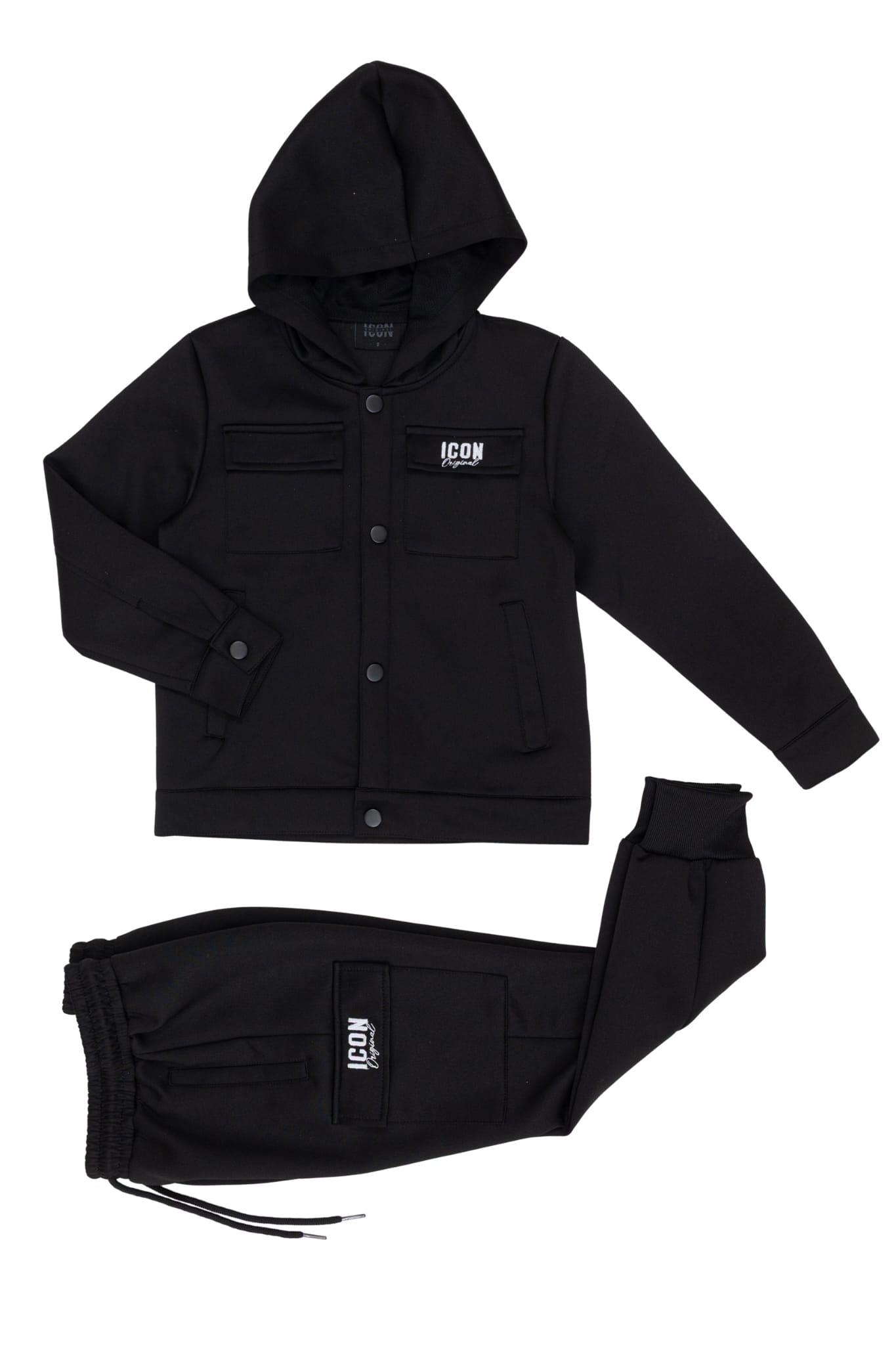 ICON Original Kids BL1108-1 – Zwart – joggingpak voor kids