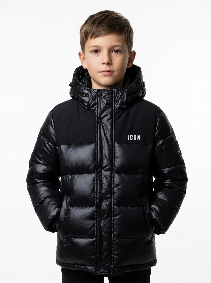 ICON Original Kids DG2606-1 – Zwart – jas voor kids