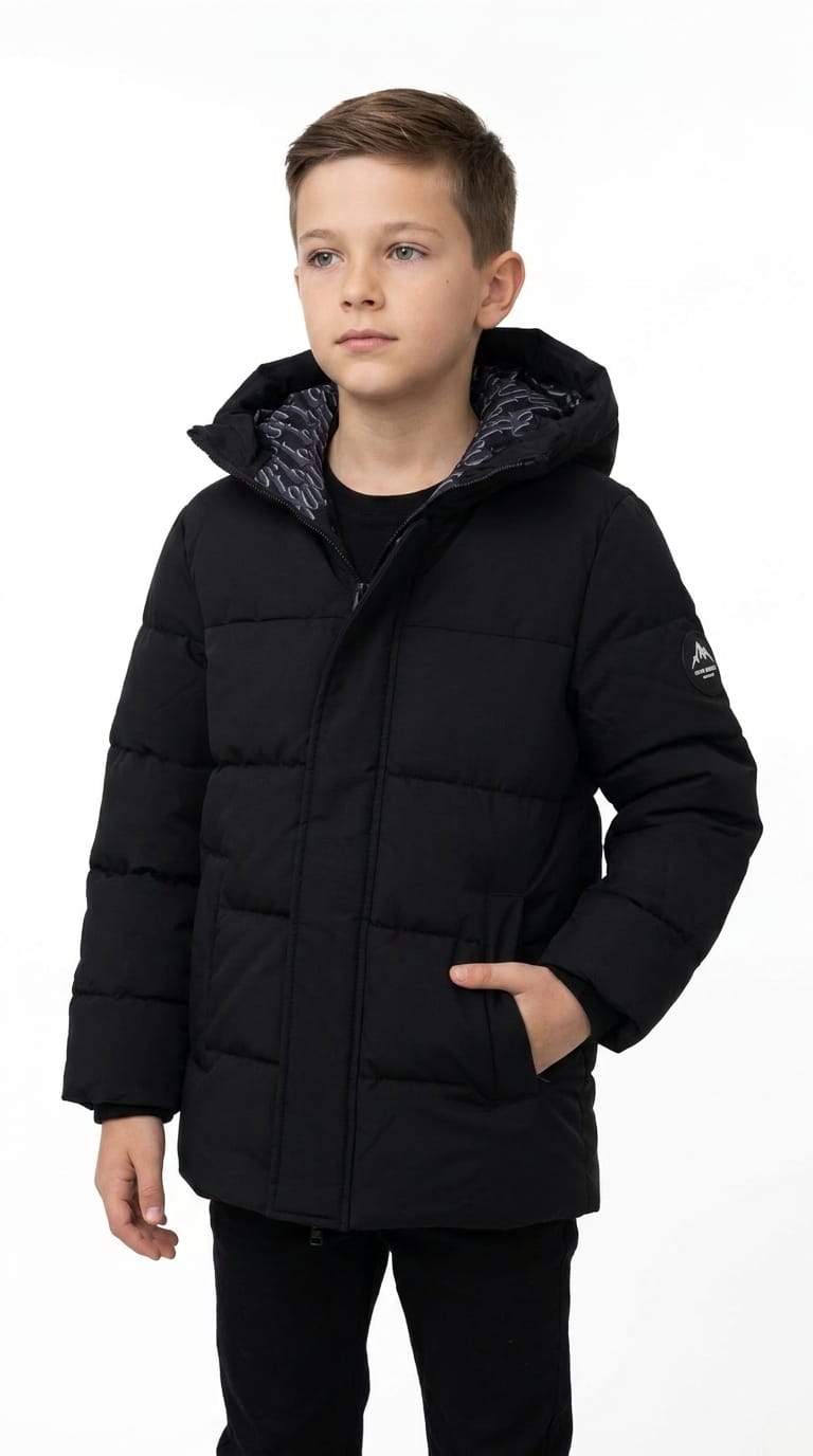ICON Original Kids DG2609-1 – Zwart – jas voor kids