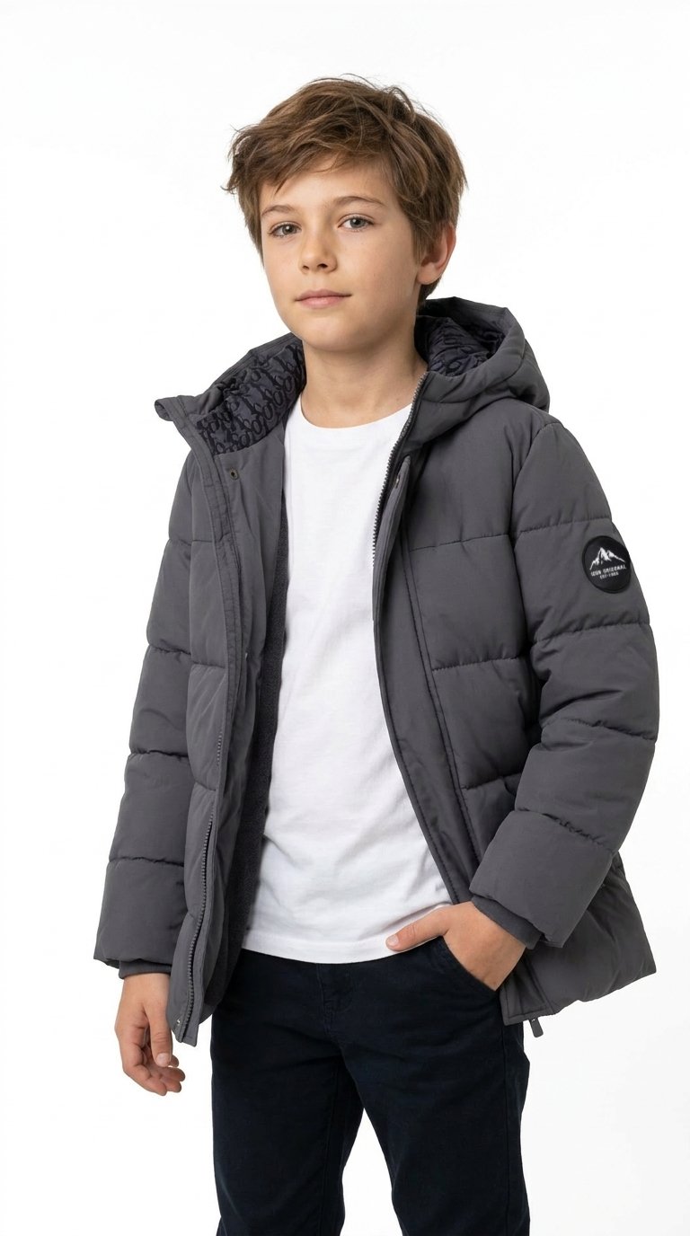 ICON Original Kids DG2609-2 – Grijs – jas voor kids