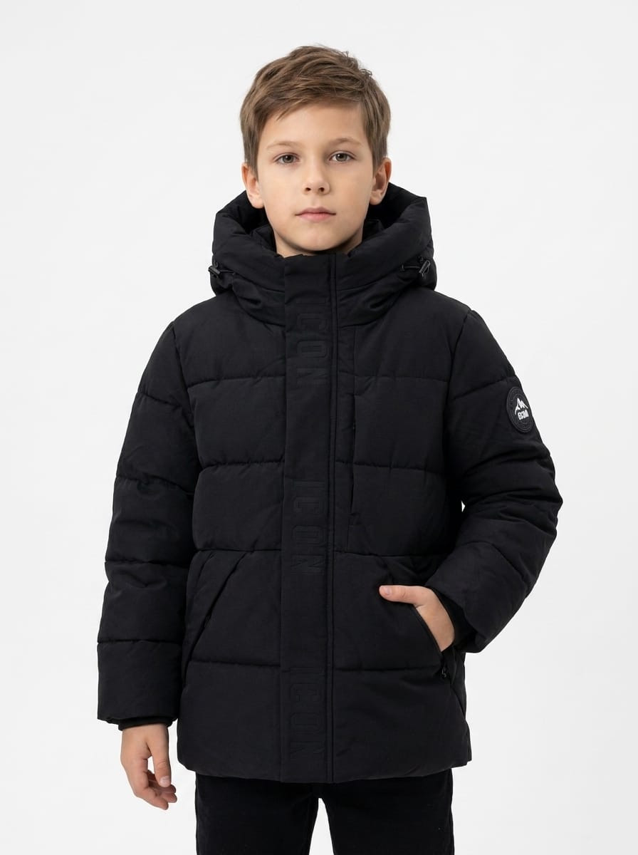 ICON Original Kids DG2611-1 – Zwart – jas voor kids
