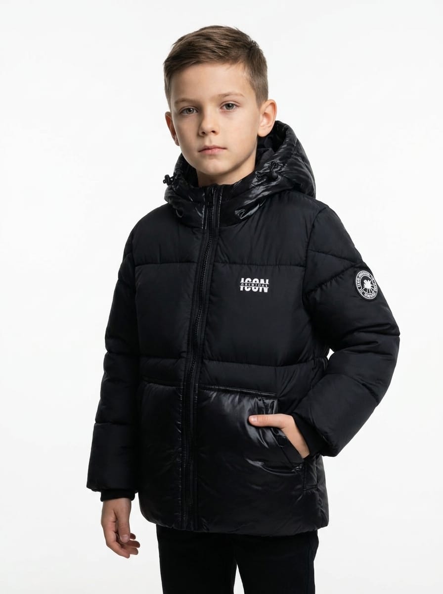 ICON Original Kids DG2630-1 – Zwart – jas voor kids