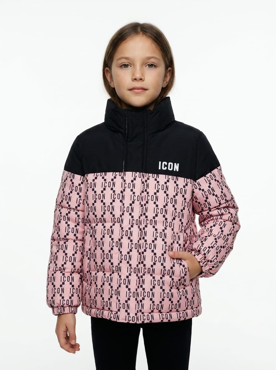 ICON Original Kids DG2661-2 – Roze – jas voor kids